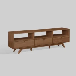Mid-Century Modern Low TV Stand With Storage For TVs Up To 80" - Saracina Home -Saracina Home GUEST bb540ce3 cff8 40a5 ab38 e4d1c4ee1e31