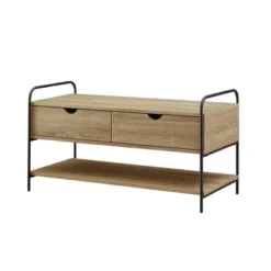 Modern 2 Drawer Storage Entry Bench - Saracina Home -Saracina Home GUEST bd7e33fa 306d 4a5f bba4 20dd9b7f3ec6