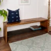 58" Solid Rustic Reclaimed Wood Entry Bench - Saracina Home -Saracina Home GUEST bdb091b9 7bc5 4fe2 9771 714a4c7eb9a2