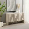 Modern Staggered Vertical Accent 3 Door Sideboard - Saracina Home 2 Modern Staggered Vertical Accent 3 Door Sideboard - Saracina Home -Saracina Home GUEST bf82bcb4 ffea 4839 8728 ece5fcb4b6da