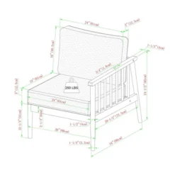 Saracina Home 6pc Modern Boho Outdoor Eucalyptus Spindle Sectional -Saracina Home GUEST c99ed25d 34af 4b8f 9e51 1a16c83bd34e