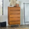 Mid-Century Modern Contoured 5 Drawer Chest Of Drawers - Saracina Home -Saracina Home GUEST caa47950 c48f 4bf7 b54e ea5258447383