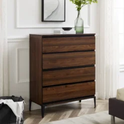 Theo Urban Modern Plank 4 Drawer Dresser - Saracina Home -Saracina Home GUEST cee2b574 852e 4636 a81c 938507fd04ce