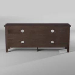 Transitional 4 Cubby Wood Open Storage TV Stand For TVs Up To 65"- Saracina Home -Saracina Home GUEST d19d33bf 7971 4a2c 9f62 7f842ee0c099