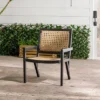 Saracina Home Modern Boho Acacia Outdoor Arm Chair -Saracina Home GUEST d2019c8a 815f 4f0e bfb7 f66c9d69779d