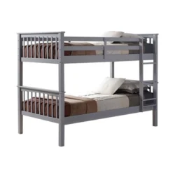 Twin Over Twin Solid Wood Mission Design Bunk Bed - Saracina Home -Saracina Home GUEST d5917a7c d7f7 4fac 8bf5 55436f14d9c3