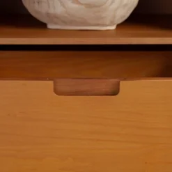 Cara 3 Drawer Mid-Century Modern 3 Drawer TV Stand For TVs Up To 80" - Saracina Home -Saracina Home GUEST e7b4bc5b d927 4b22 b708 78a05079bde7