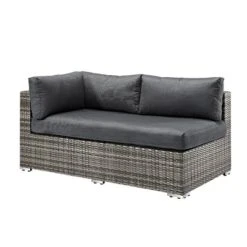 4pc Metal Multi-Shade Rattan Sectional - Gray - Saracina Home -Saracina Home GUEST e8c64951 2970 4fc8 921b 8fa63ae83cd7