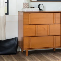 Modern Vertical Accent Solid Wood 6 Drawer Double Dresser - Saracina Home 33 Modern Vertical Accent Solid Wood 6 Drawer Double Dresser - Saracina Home -Saracina Home GUEST ecd1a6a7 d1a6 47ae 824e b8cf9035d902