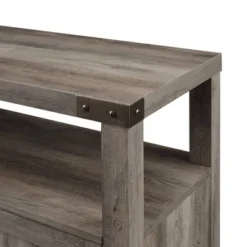 2 Door Farmhouse Highboy TV Stand For TVs Up To 65" Gray Wash - Saracina Home -Saracina Home GUEST eebb65f3 ceeb 4c38 8e29 cf2e83739bc2