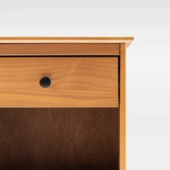 Stiva Classic Mid-Century Modern 1 Drawer Nightstand - Saracina Home -Saracina Home GUEST ef3bcb3d 21cf 4f34 97e2 f86d10a0ba40