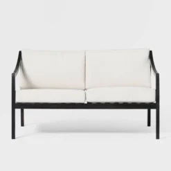 Saracina Home Mid-Century Modern Slatted Acacia Outdoor Bench With Cushions 14 Saracina Home Mid-Century Modern Slatted Acacia Outdoor Bench With Cushions -Saracina Home GUEST f159d085 5aa2 453a a258 0e99b25d8120