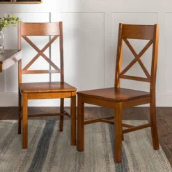 Set Of 2 Traditional Distressed Wood Dining Chairs - Saracina Home 9 Set Of 2 Traditional Distressed Wood Dining Chairs - Saracina Home -Saracina Home GUEST f5098441 a476 42f8 bd14 7039d02a9ce1