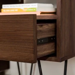 Amal Modern Single Drawer Hairpin Leg Nightstand - Saracina Home -Saracina Home GUEST f5e1bfe7 0f36 4f58 a97e 87892612d616