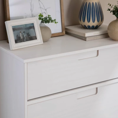 Mid-Century Modern Wood 3 Drawer Dresser - Saracina Home 5 Mid-Century Modern Wood 3 Drawer Dresser - Saracina Home - Image 3