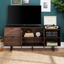 Rockwell Modern Storage TV Stand For TVs Up To 43" Brown - Saracina Home 20 Rockwell Modern Storage TV Stand For TVs Up To 43" Brown - Saracina Home -Saracina Home GUEST f72ea442 2445 4621 9768 38601b4e834a