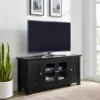 Closed Storage Wood TV Stand Console For TVs Up To 55" - Saracina Home -Saracina Home GUEST f9464d18 6766 4cec 99c3 dc0de15f9034
