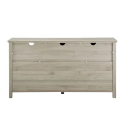 58" Diagonal Grooved Door Sideboard With Open Storage - Saracina Home -Saracina Home GUEST ffb016b8 9a96 40c1 991e 2945411e2bae